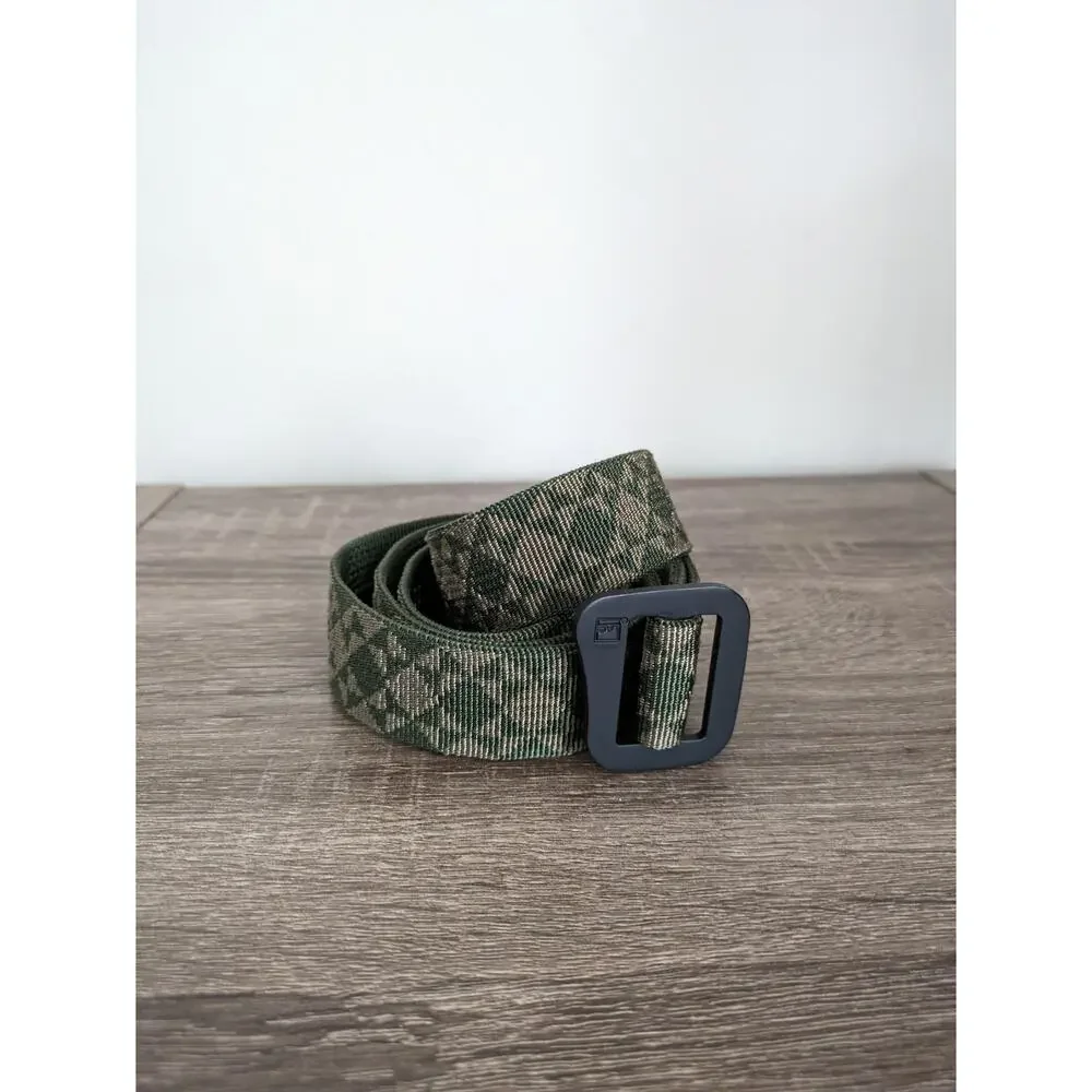Patagonia Friction Belt Geometric Green Hiking Performance Outdoor 38